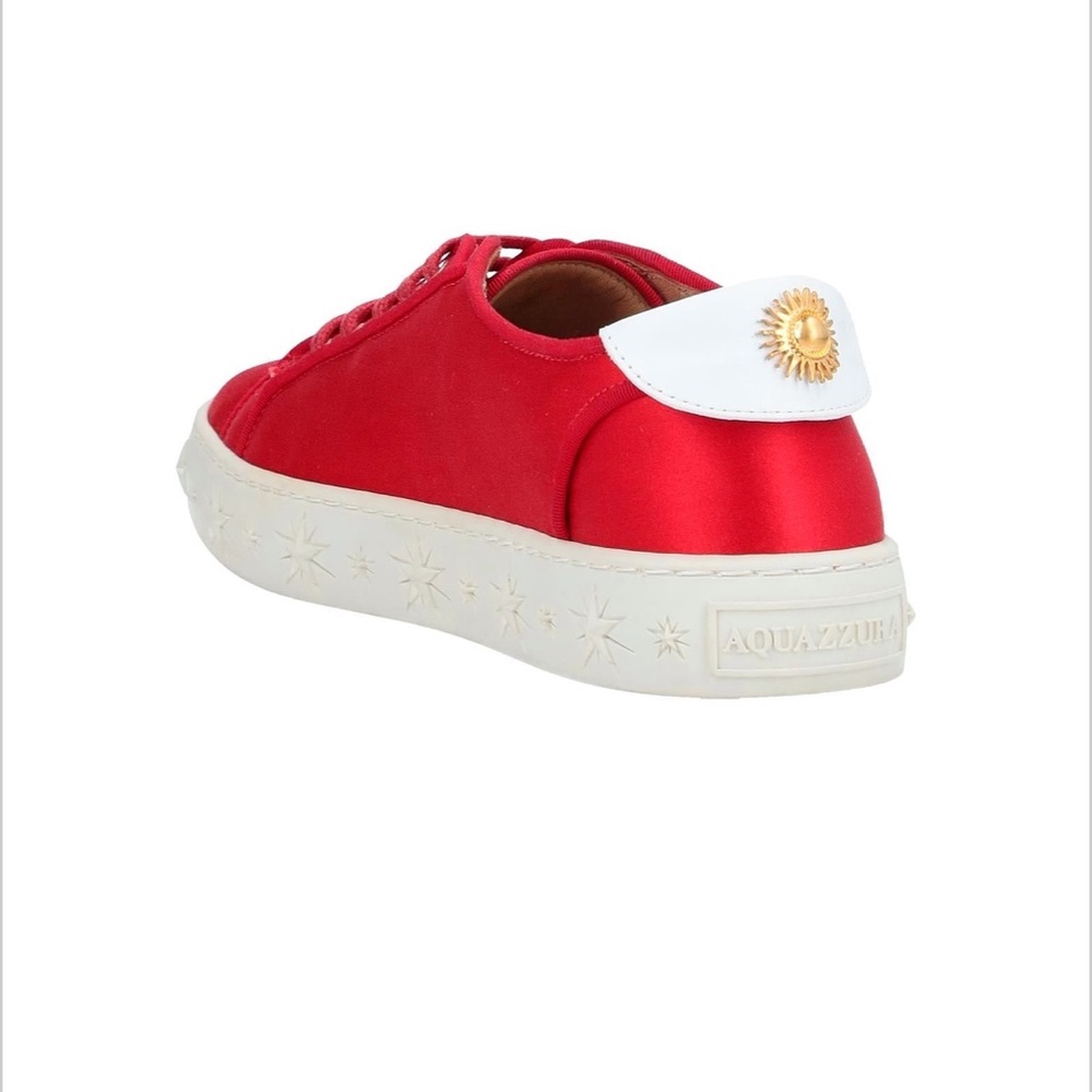 Aquazzura Red Sneakers